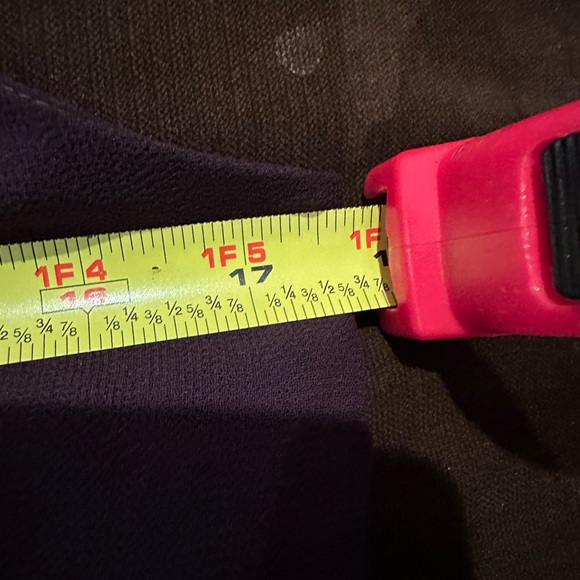 Sara Campbell Purple Plum Sheer Dress Tie In Front Turtleneck Zip On Side  Sz 6. - Picture 17 of 17